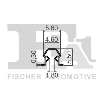 Clip, listwa ochronna FA1 22-40042.10