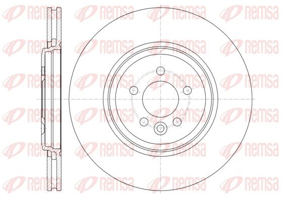 Tarcza hamulcowa REMSA 61382.10