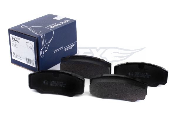 Levně Sada brzdových destiček, kotoučová brzda TOMEX Brakes 12-46