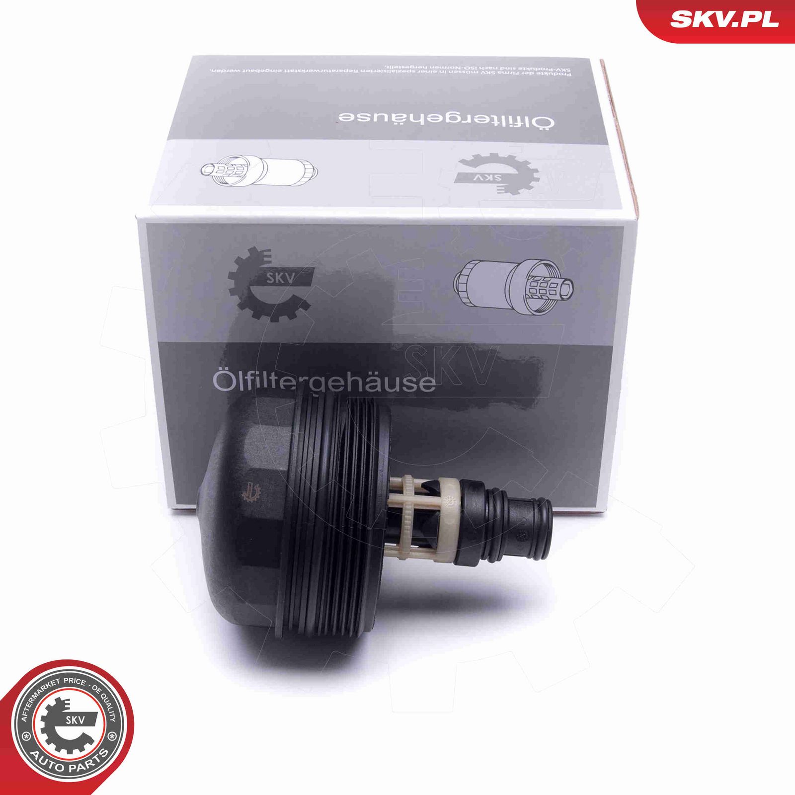 Vāks, Eļļas filtra korpuss