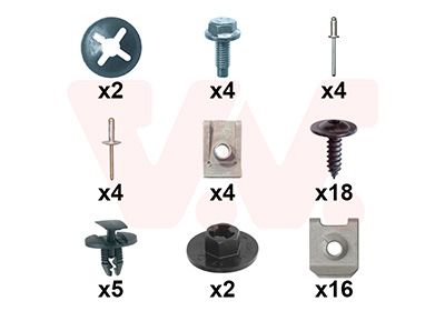 Set montaj, bara protectie VAN WEZEL 1614794