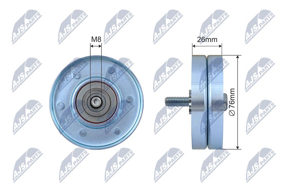 Паразитный / ведущий ролик, поликлиновой ремень