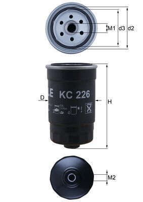 Palivový filter KNECHT KC 226