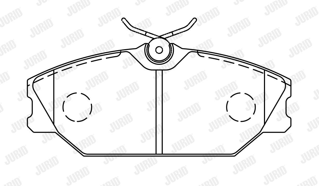 Комплект тормозных колодок, дисковый тормоз