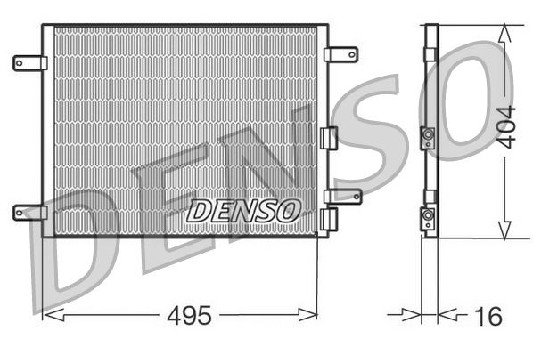 Skraplacz, klimatyzacja DENSO DCN01023