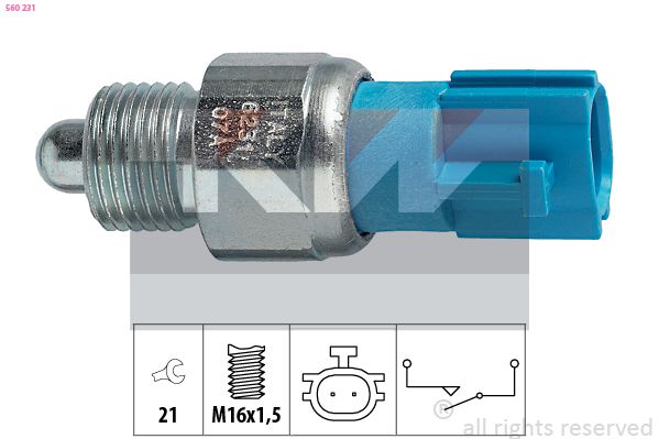 Przełącznik, światło cofania KW 560 231