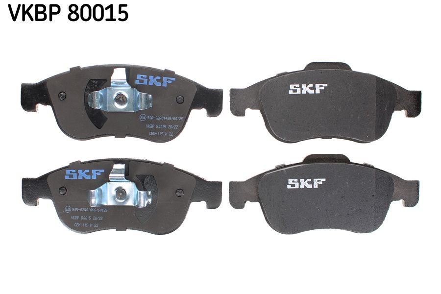 Sada brzdových platničiek kotúčovej brzdy SKF VKBP 80015