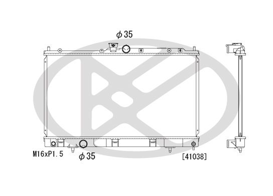 Radiator, racire motor KOYORAD PL031726