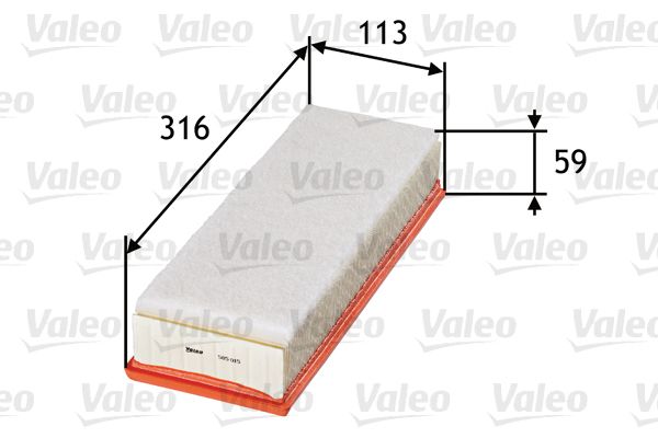 Vzduchový filter VALEO 585015
