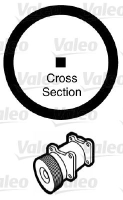 garnitura,conducta lichid de racire VALEO 508989