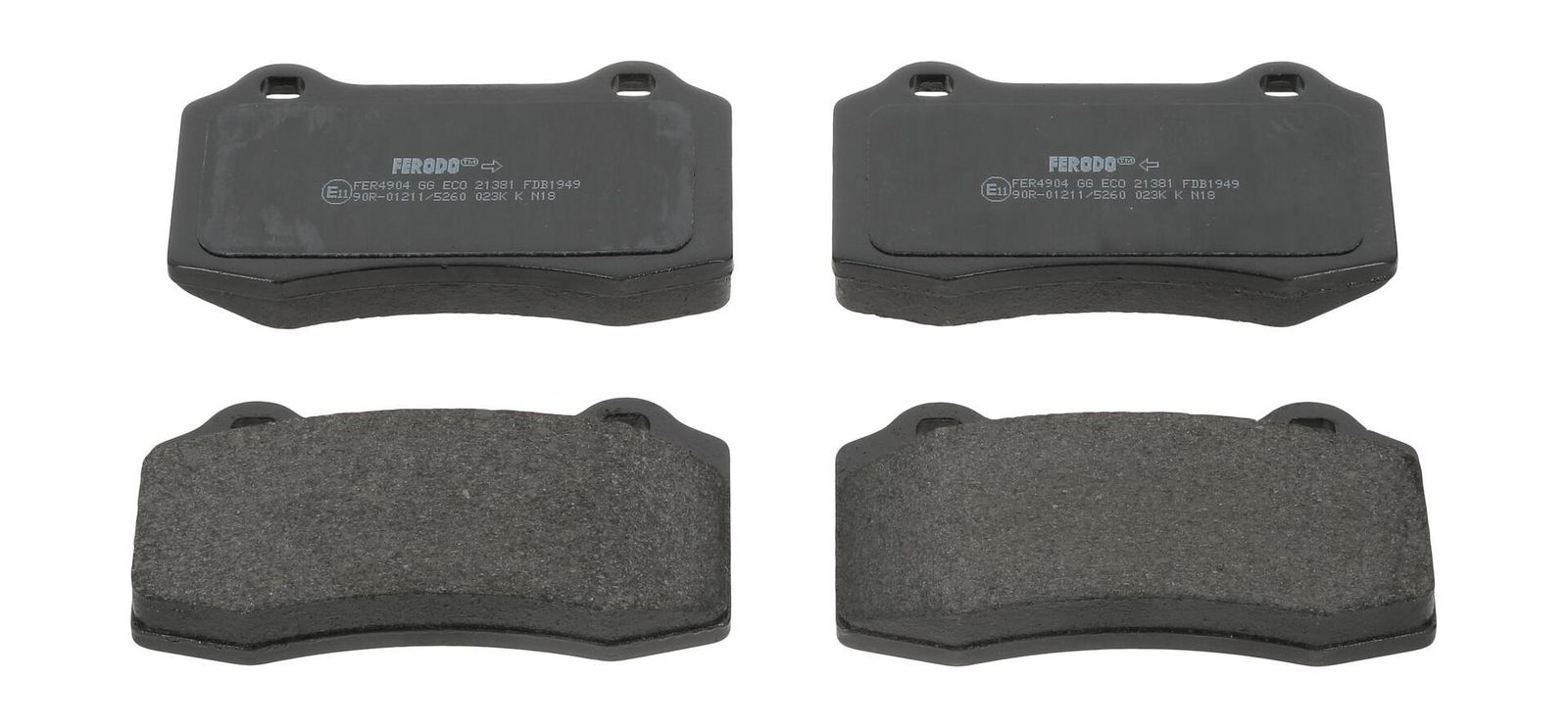 set placute frana,frana disc FERODO FDB1949