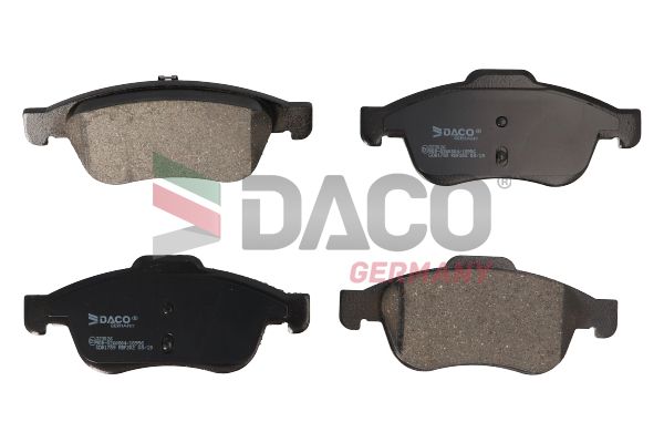 Zestaw klocków hamulcowych, hamulce tarczowe DACO GERMANY 323026