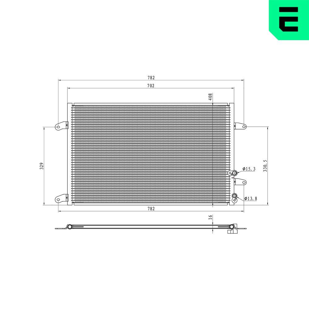 Condensator, climatizare ERA 667435