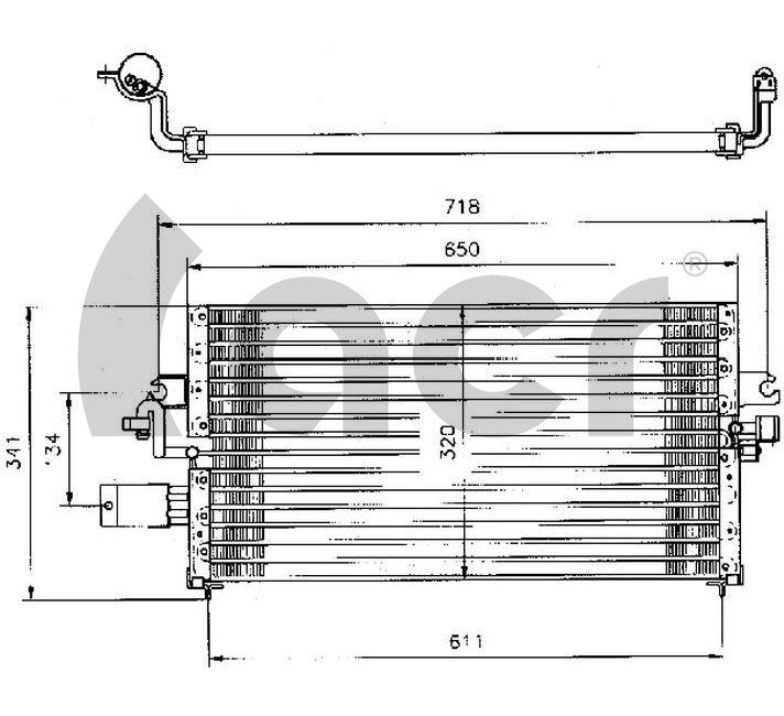 V38-62-0019 CONDENSEUR, CLIMATISATI