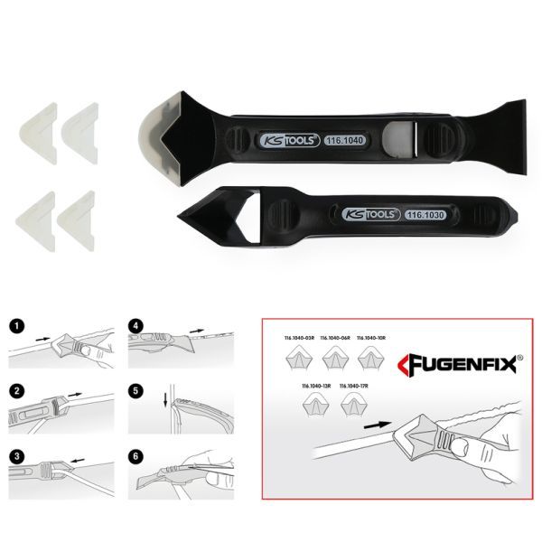 Set răzuitoare KS TOOLS 116.1050