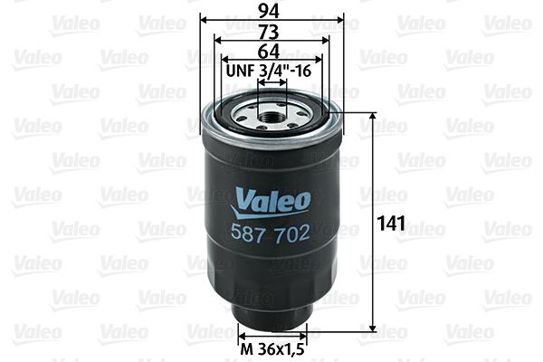 Palivový filter VALEO 587702