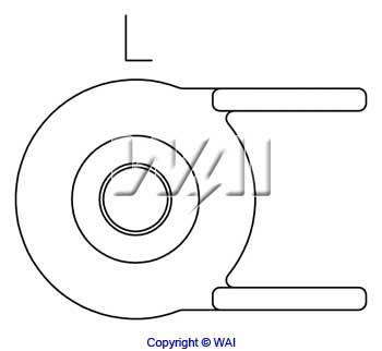 Regulator, alternator WAI IB248