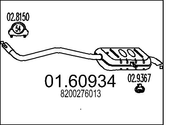 Tłumik końcowy MTS 01.60934