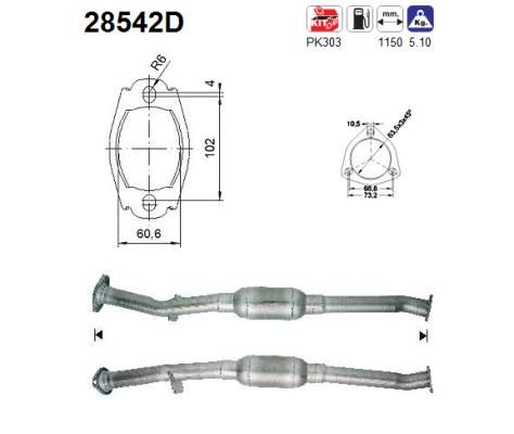 Katalizator AS 28542D