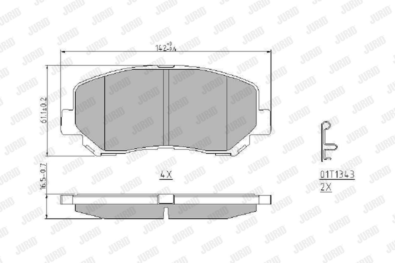 Piduriklotsi komplekt,ketaspidur