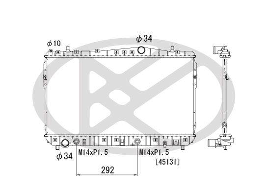 Radiator, racire motor KOYORAD PL101899