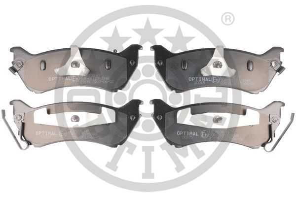Zestaw klocków hamulcowych, hamulce tarczowe OPTIMAL BP-10315