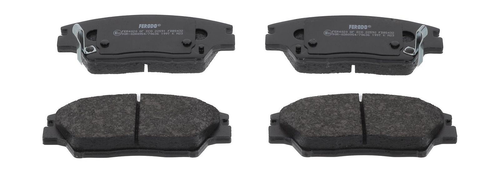 set placute frana,frana disc FERODO FDB5432