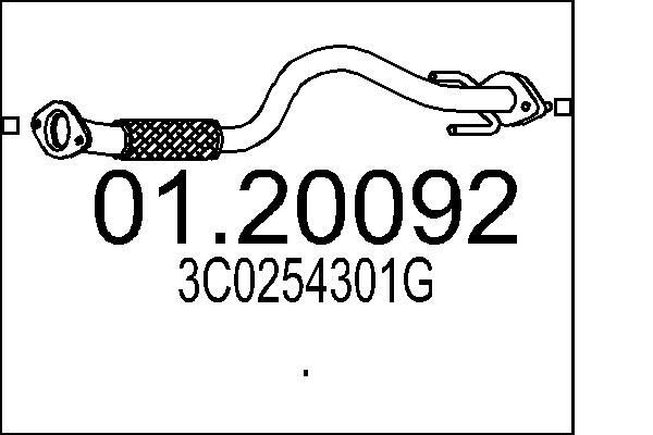 Rura wydechowa MTS 01.20092