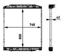 Thumbnail - Radiateur - CR719000P - MAHLE