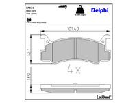 комплект спирачно феродо, дискови спирачки