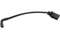 предупредителен контактен сензор, износване на накладките