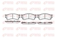 комплект спирачно феродо, дискови спирачки