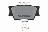 комплект спирачно феродо, дискови спирачки