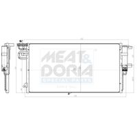 Кондензатор, климатизация 991278 MEAT & DORIA