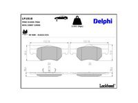 комплект спирачно феродо, дискови спирачки
