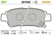 Bremsbelagsatz, Scheibenbremse