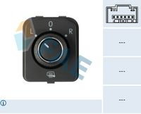 Comutator, reglarea oglinzilor exterioare FAE, Cod: 64027