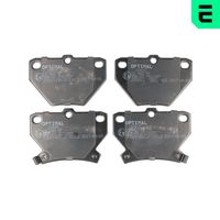 Комплект спирачно феродо, дискови спирачки BP-10415 OPTIMAL
