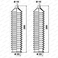 Kit burduf bieleta directie MOOG, Cod: K150109