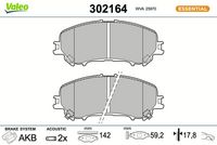 Bremsbelagsatz, Scheibenbremse
