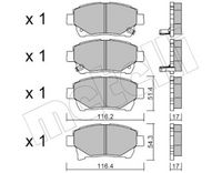 Bremsbelagsatz, Scheibenbremse