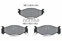 комплект спирачно феродо, дискови спирачки