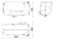 Thumbnail - Expansietank, koelvloeistof - CRT97000P - MAHLE