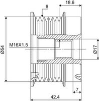 Ελεύθερη περιστροφή γεννήτριας VALEO NEW SPARE PART