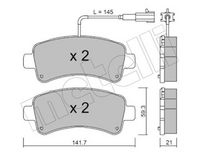 Bremsbelagsatz, Scheibenbremse