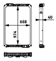 Thumbnail - Radiateur - CR713000P - MAHLE
