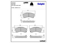 комплект спирачно феродо, дискови спирачки