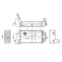 Intercooler, compresor MEAT & DORIA, Cod: 995157