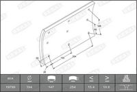BERAL Remvoeringsset, trommelrem 1