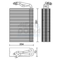 Evaporator, aer conditionat MEAT & DORIA, Cod: 997143